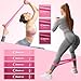 Goocrun Pilates Ring Set Exercise Equipment with Exercise Bands Resistance Bands Set, Pilates Ball, Sliding Disks – Workout Equipment Home Gym Includes Complete Fitness Guide (Pink)