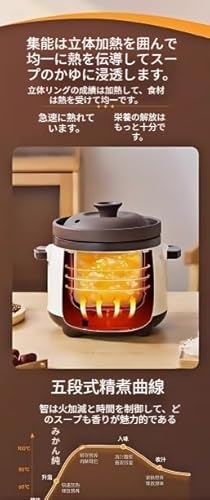 NYHGOXM 紫砂電気スープポット 3.8L の商品画像 7