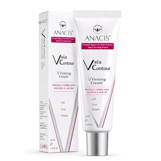 Anacis Double Chin Reducer Neck Loose Sagging Skin Lifting Firming Face Shaping Anti Aging Cream - 30ml