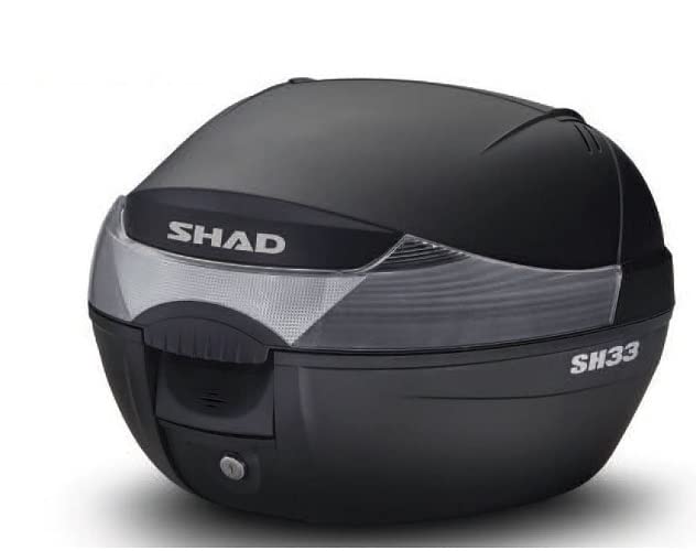 Shad SH33 bauletto 34 LT COVER nera con piastra universale moto scooter