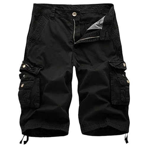 Shorts casuales para hombre estilo cargo, ajustables miniatura 1