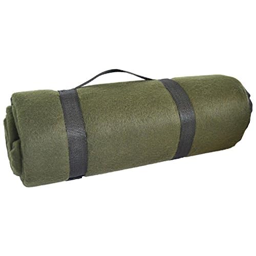 Wasserabweisende US Army Style Outdoor Fleece Decke Picknickdecke Schlafdecke Unterlage Oliv