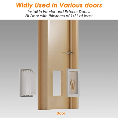 Canine Doorways for Medium Canine, Improve Thicken, for Pets As much as 44 lb, Doggy Door with Safety Cowl and Magnetic Flap for Inside and Exterior Doorways, Robust and Sturdy Canine Doorways for Medium Canine, Improve Thicken, for Pets As much as 44 lb, Doggy Door with Safety Cowl and Magnetic Flap for Inside and Exterior Doorways, Robust and Sturdy