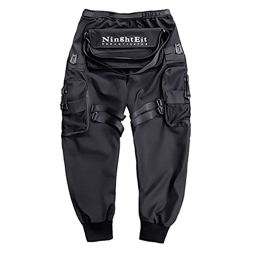 Men's Women Cargo Techwear Cyberpunk Jogger Harem Streetwear Pants