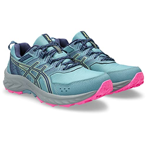 This is a picture of a product for sale called ASICS Womens Gel-Venture 9 Running Shoes,  12,  GRIS Blue - DEEP Ocean