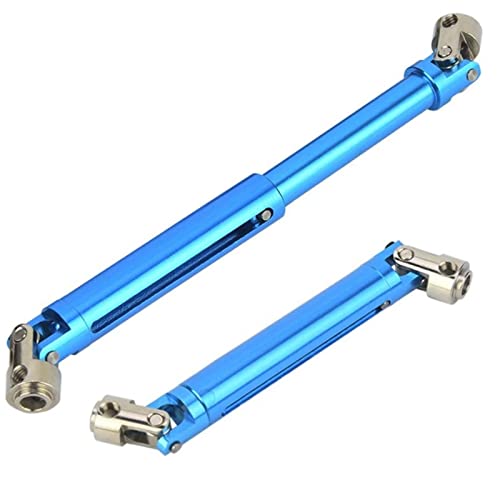 ADORLY 2pc Full Aluminum Redcat Gen7 Driveshafts Redcat Gen7 Pro Metal Driveshafts Redcat Everest 10 Gen7 Sport Drive Shafts Upgrades Parts Blue