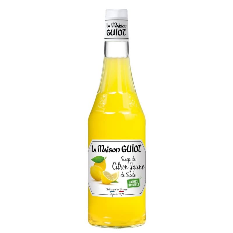 La Maison Guiot - Jarabe de limón siciliano, 70 cl, 4 unidades
