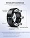 WHEELTECH 4X 4x101.6 2 inch 4x4 Wheel Spacers adapters 4 Lug 1/2 Studs 68.5mm fit for EZ for GO Club CAR for Golf CART Wheel spacers