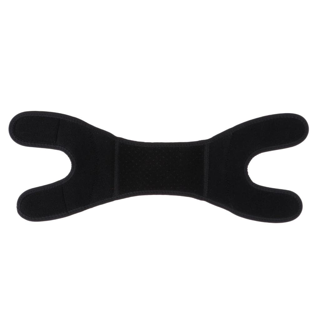 Sports Knee Pad Brace Supportor Adjustable Knee Brace Wrap Protector Black-image-28