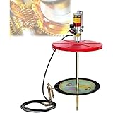 Bombas neumáticas de grasa para bidones de 55 galones, kit de bombas de grasa, pistola de grasa universal, bomba de grasa con tubo de 16 pies, descarga de 0,85 L/min