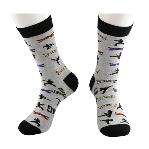 LEVLO Taekwondo Socks Karate Gift Keep Training Until The Belt Turns Black Taekwondos Sock Martial Arts Lover Merch4