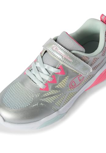 Chaussures Champion Fille Wave Tri G PS baskets grises enfant taille 32 - 4