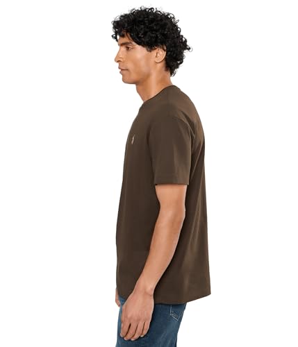 Image of POLO RALPH LAUREN Men's Classic Fit Jersey Crewneck T-Shirt Nutmeg Brown MD