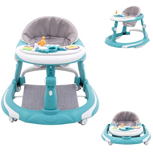 Baby Lauflernhilfe,3-in-1 Lauflernwagen vom Sitzen zum Stehen, Gehhilfe mit...