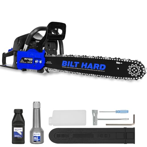 BILT HARD 22 Inch Gas Chainsaw, 56cc 3.1 HP Gas...