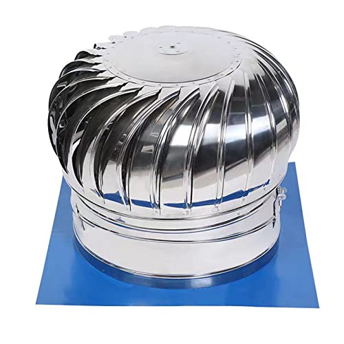 Campana giratoria de acero inoxidable con ventilador de turbina para ahorro de energía y anti corrientes descendentes, 450 mm