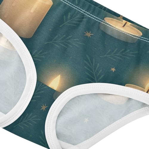 Girls' Training Panties Comfort Color for Kid Seamless Candles Pattern4