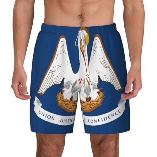 Short de bain respirant Louisiane pour homme au séchage rapide idéal pour le surf