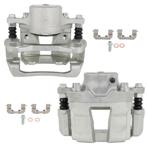 Image of SCITOO Front Left & Right Brake Caliper With Bracket 19B6461S 19B6460S Compatible For Hyundai For Sonata 2012-2015 For Kia For Optima 2011-2016