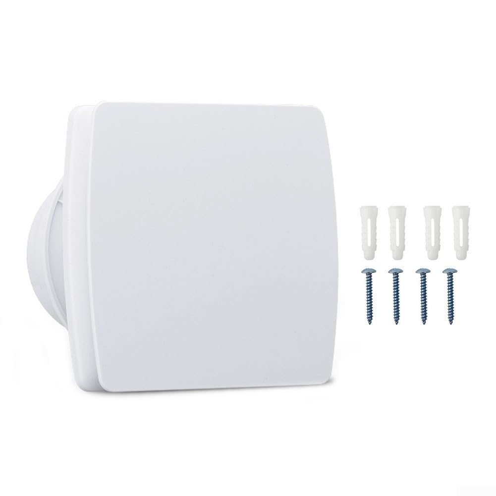 Extractor de Aire con Temporizador, Extractor de Aire para baño, silencioso, con función de retardo de Temporizador para baño (Ventilador de 6 Pulgadas con humidistato)