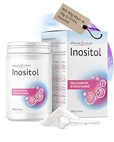 effective nature Inositol Pulver 180 g - Myo & D-Chiro im Optimalen Verhältnis - Mit 400 µg Folsäure & 1,4 mg Vitamin B6 pro Tagesdosis - Vegan