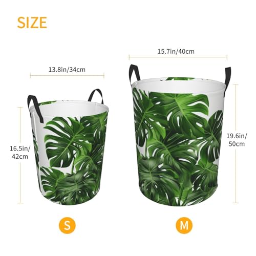 Panier à linge gain de place Monstera étanche pour petit espace - 6