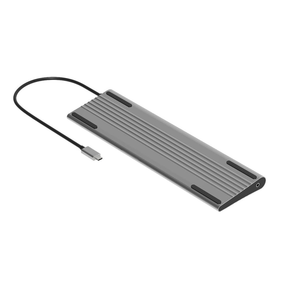 Stacje dokujące 10 w 1 USB 3.0 do portu wideo RJ45 VGA 4K typu C, kompatybilne ze stacją przedłużającą odtwarzacza SD