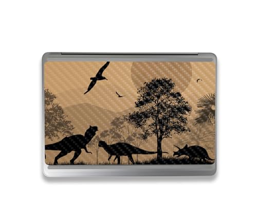 Image of MightySkins Carbon Fiber Skin Compatible with Microsoft Surface Laptop Studio 2 (2023) Full Wrap Kit - Mass Extinction | Protective, Durable Textured Carbon Fiber Finish | Made in The USA