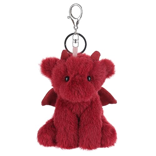 Apricot Lamb Portachiavi a forma di drago rosso in peluche con drago rosso – portachiavi portafortuna, regalo per patente di guida, donne e ragazze Apricot Lamb Portachiavi a forma di drago rosso in peluche con drago rosso – portachiavi portafortuna, regalo per patente di guida, donne e ragazze
