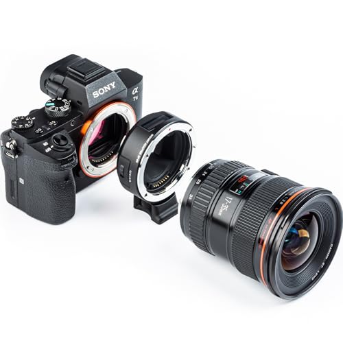 Image of VILTROX EF-E5 Lens Mount Adapter EF /EF-S to E-Mount Auto Focus Lens Converter Ring Compatible with Canon EF /EF-S Lens to Sony E Mount A9 A9II A9III A7V A7IV A7III A7II A7 a6700 a6600 a6400