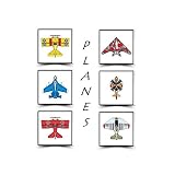 X-Kites Microkite Mini Mylar Kite (Fighter Jet Flame 4.9')