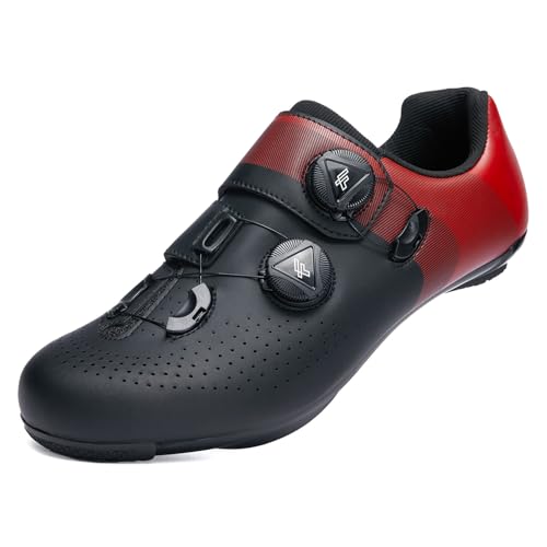 FOTGROY Chaussures de vélo de Route pour Hommes compatibles avec pédales KEO, Chaussures de vélo Unisex compatibles Installation SPD-SL/Peloton Cleats...