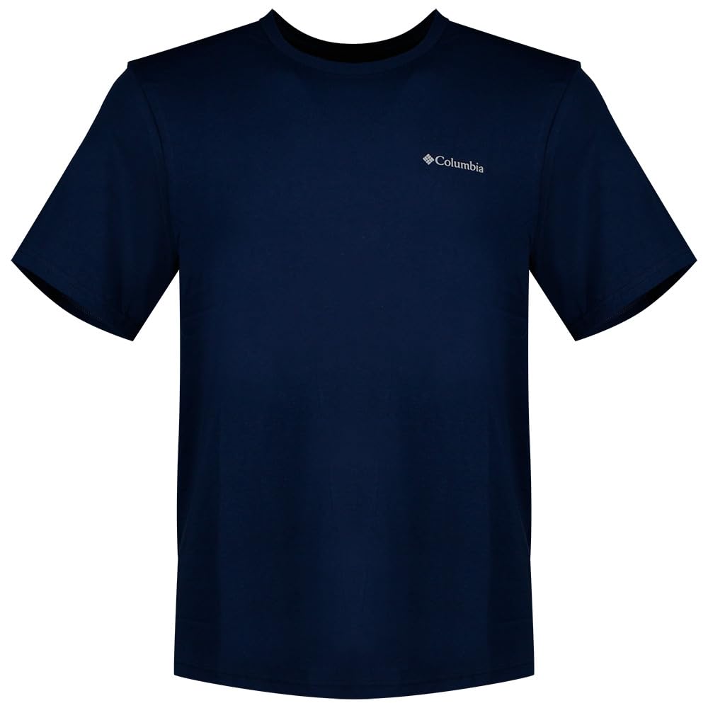 Columbia Men's Basic Tee, Short Sleeve T-Shirt, Collegiate Navy, XX-Large