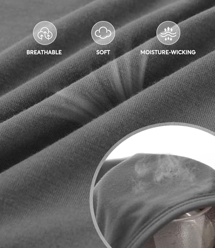Image of BAMBOO COOL Men's Underwear Breathable Boxer Briefs with Fly Moisture-Wicking Lightweight Underwear 7-Pack