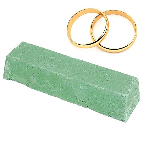 Jadpes Pasta de polimento abrasiva, composto de polimento abrasivo, cera verde, 1 peça para entusias