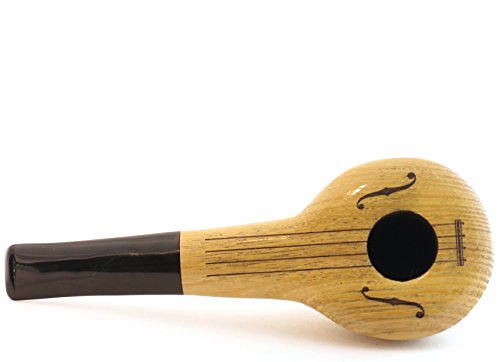 Mr. Brog Tobacco Pipe - Model No: 308 Madoline - Natural Grain - Hand Made from Top Quality Ash Woodblock - Thumbnail 3