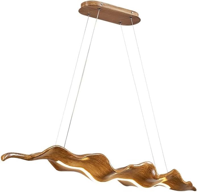 Luminaire suspendu LED pour éclairer un grand îlot de cuisine sombre