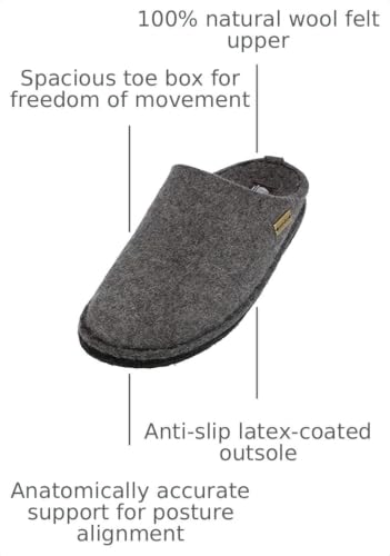 Image of HAFLINGER Soft Felt Slipper Unisex