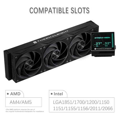 Refroidisseur liquide Thermalright Stream Vision 360 contre la surchauffe CPU sur socket AM5