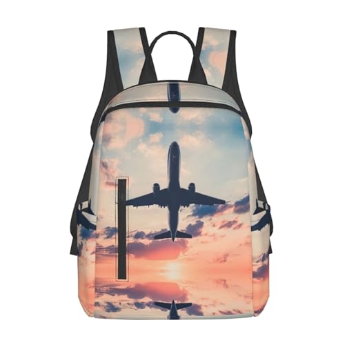 Sac à dos léger décontracté homme femme imprimé papillon tournesol