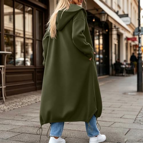 Veste longue décontractée pour sorties automnales et loisirs - 7