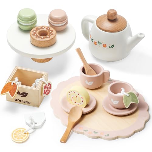 Wooden Tea Set for Toddlers