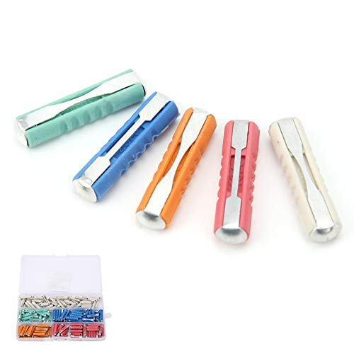 Automotive Europese Jorest 200 Stuks 5A/8A/10A/16A/25A Zekeringset voor Europese Voertuigen 32V Nominaal, Hoogwaardige Auto-accessoire, Torpedozekeringen in Transparante Doos - Afbeelding 5