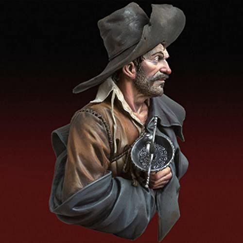 Busto Modelo Resina Ancient Man Officer 1:10 Sin Montar miniatura 2