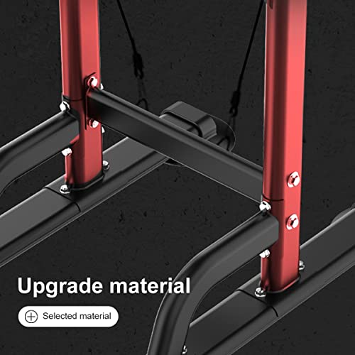 Leiblsufo Pull Up & Dip Station Dip Stand Power Tower, Adjustable Height Home Strength Training Fitness Workout Station, Suitable for Teenagers, Women, Men - Image 5