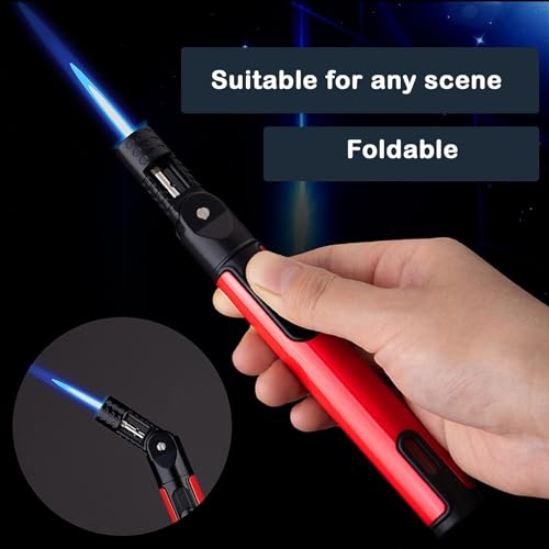 Encendedor cocina antorcha flexible llama ajustable azul miniatura 3