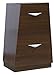 American Imaginations AI-1185 19.5-in. W x 30.5-in. H Modern Plywood-Melamine Modular Drawer in Wenge, 50 Piece