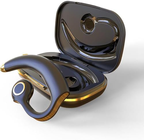 JNXIKOU Single-Ear Via Bluetooth Wireless Open Ear Air Conduction Headphones,42H