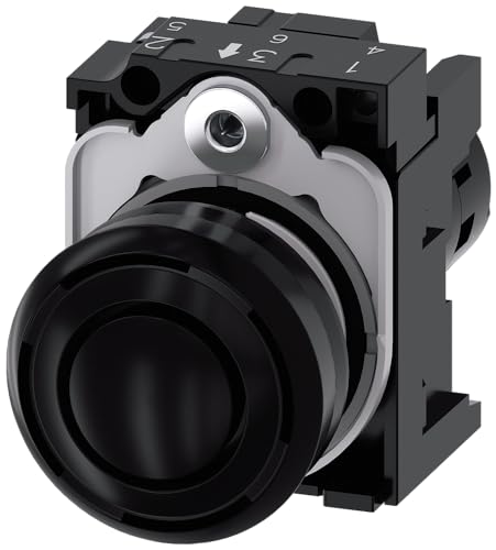 Détecteur acoustique pour montage sur pupitre 22 mm avec alerte sonore compacte en plastique noir