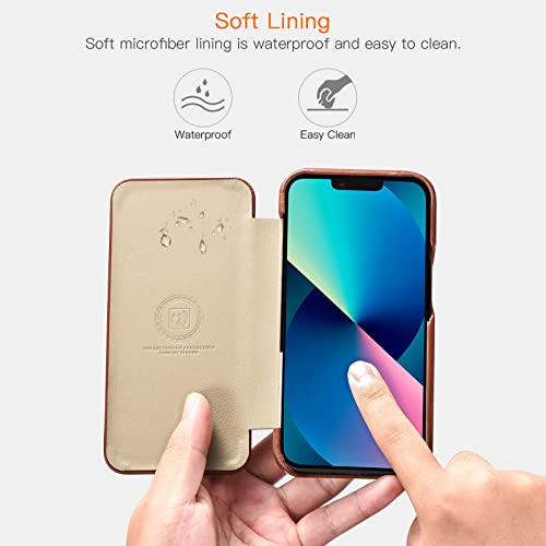 ICARER Custodia iPhone 13 Pro, Custodia Copertura